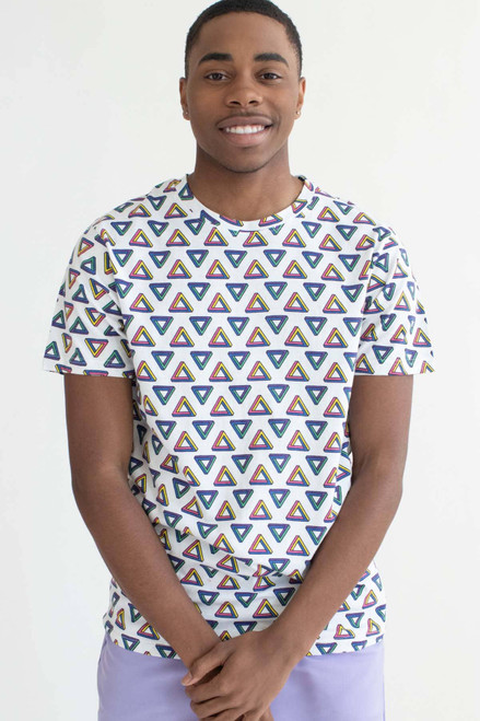 Twisted Triangles Illusion T-Shirt