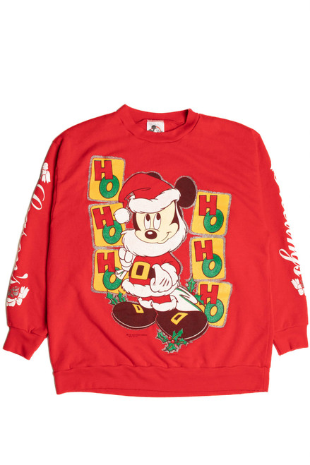 Soft Mickey Mouse Christmas Sweatshirt