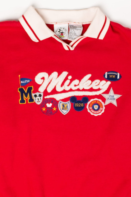 Vintage Mickey Varsity Sweatshirt (1990s)