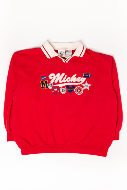 Vintage Mickey Varsity Sweatshirt (1990s)