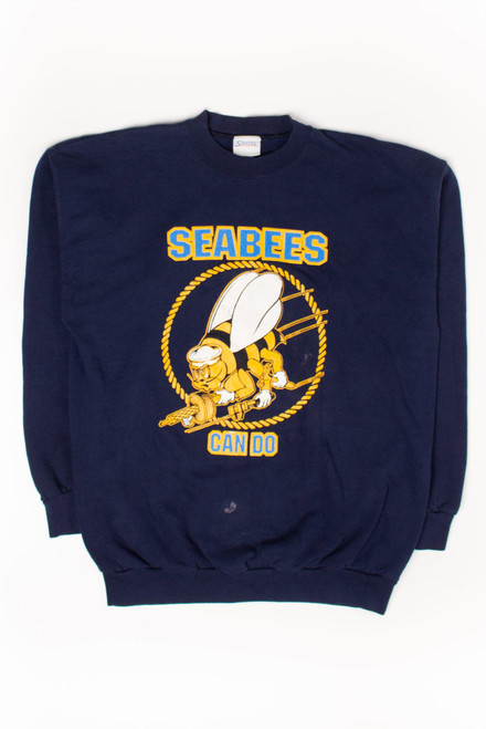 Vintage Seabees Can Do Sweatshirt (1990s)