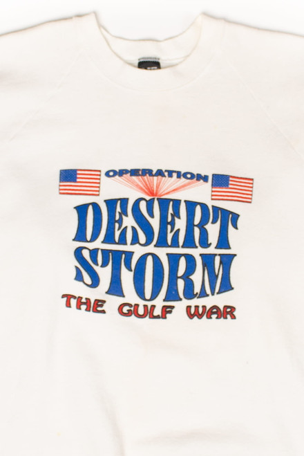 Vintage Desert Storm Gulf War Sweatshirt (1991)