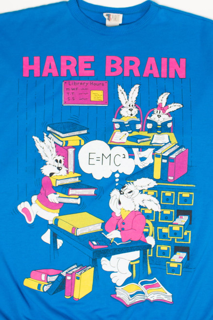 Vintage Hare Brain Oversized Sweatshirt (1990s)
