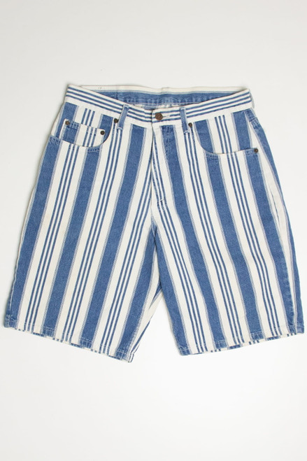 Striped Arizona Denim Shorts (sz. 32)