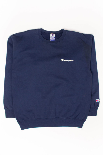 Vintage Navy Champion Sweatshirt (1990s) 1