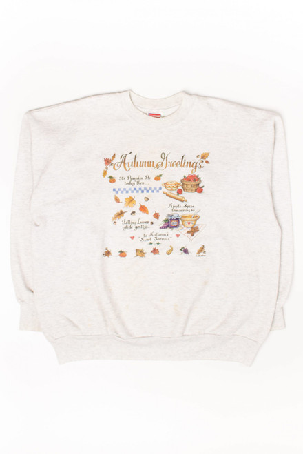 Vintage Autumn Greetings Sweatshirt (1990s)