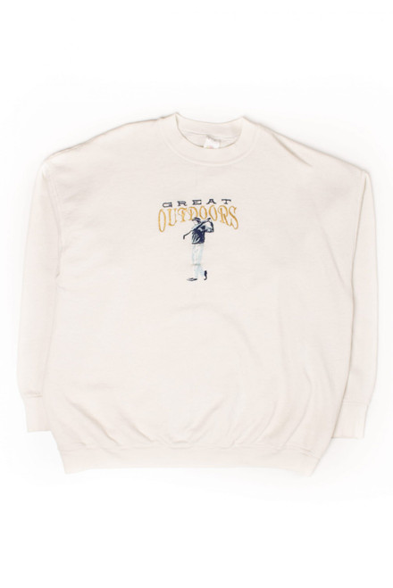 Vintage Embroidered Great Outdoors Golf Sweatshirt (1990s)