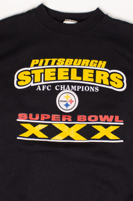 Vintage Pittsburgh Steelers Super Bowl XXX Sweatshirt (1996) 3