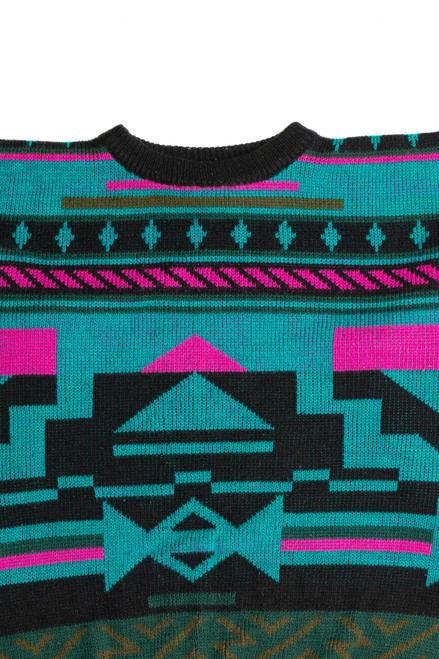 Multicolor 80s Sweater