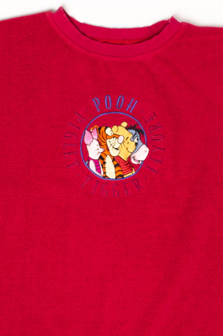 Vintage Pooh, Piglet, Tigger, & Eeyore Fleece Sweatshirt (1990s)