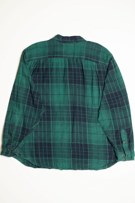 Blue Mountain Green Flannel Shirt