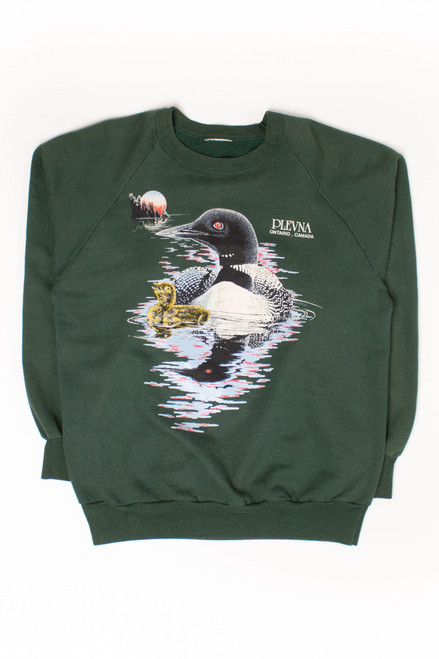 Vintage Plevna Ontario Loon Sweatshirt (1990s)