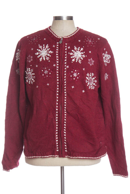 Red Ugly Christmas Cardigan 33818