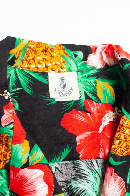Vintage Royal Creations Pineapple Hawaiian Shirt
