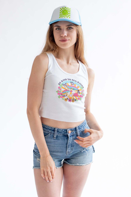 Be Kind Mushroom Muscle Tank