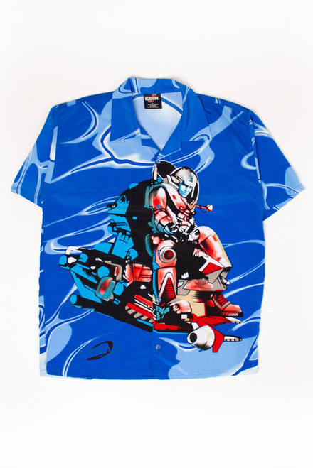 Vintage Astronaut Y2K Shirt (2000s)