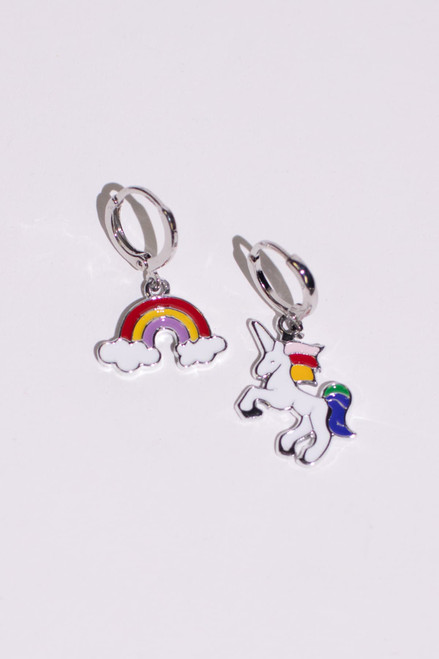 Rainbow Unicorn Earrings