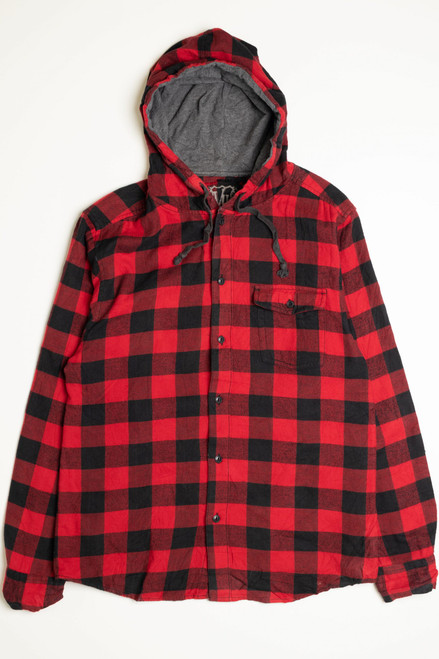 VII Hooded Flannel Shirt