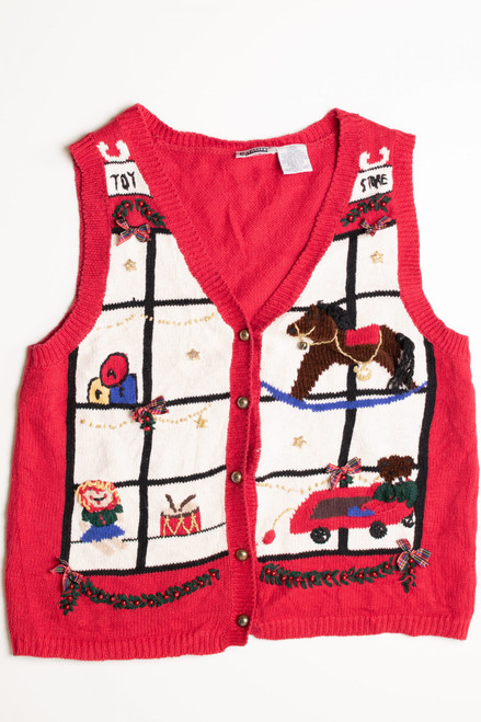 Red Ugly Christmas Vest 56823