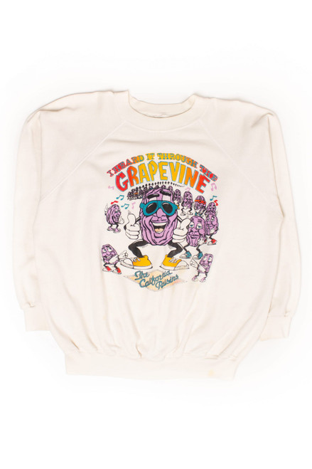 Vintage California Raisins Grapevine Sweatshirt (1980s)