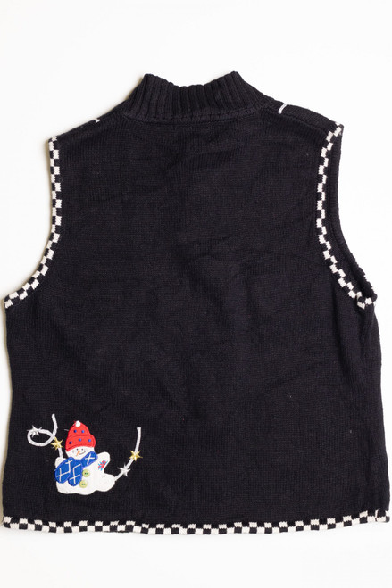 Black Ugly Christmas Vest 56803