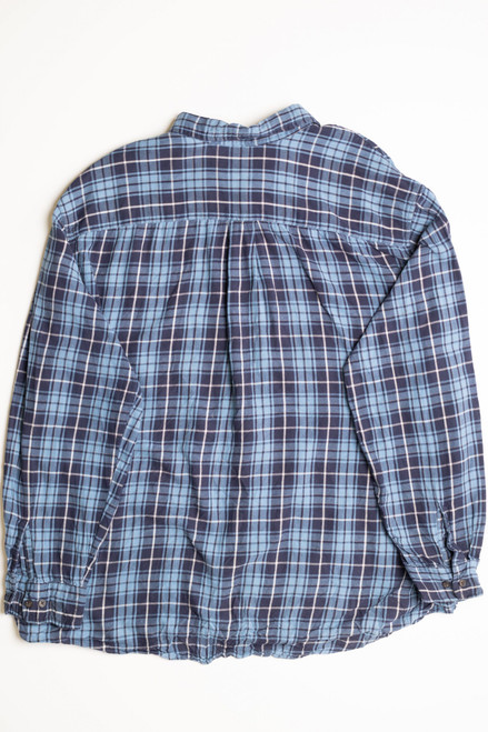 Vintage Blue Flannel Shirt 1