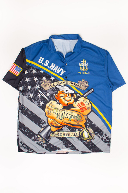 Popeye U.S. Navy Y2K Shirt