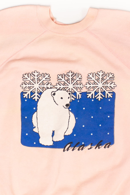 Vintage Alaska Polar Bear Sweatshirt (1980s)