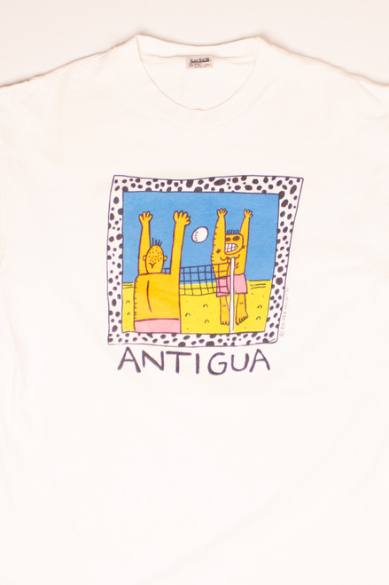 Vintage BIGHED Designs, "Antigua" T-Shirt (1990)