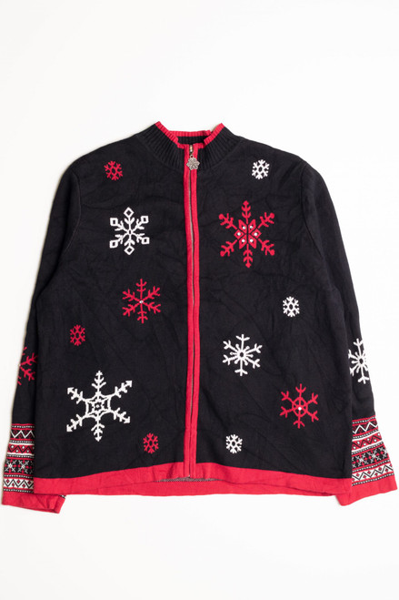 Black Ugly Christmas Cardigan 56834