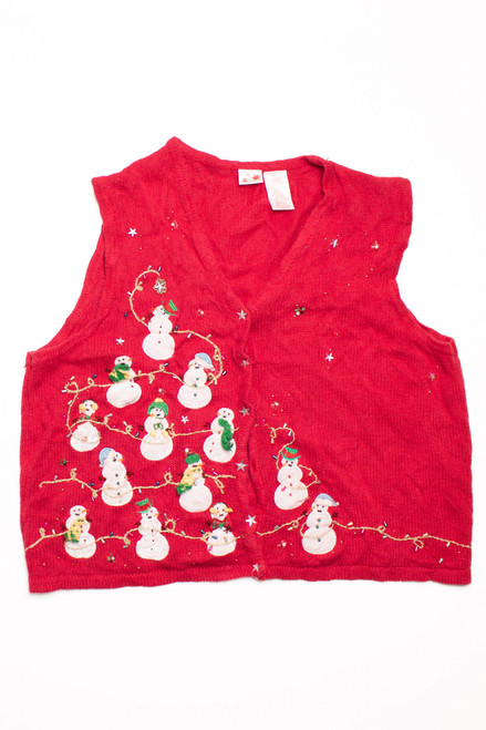 Red Ugly Christmas Vest 58687