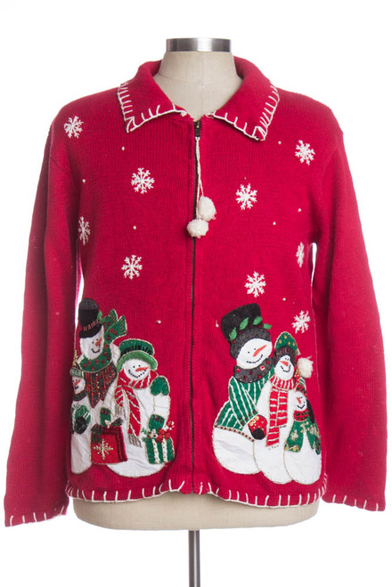 Red Ugly Christmas Cardigan 33308