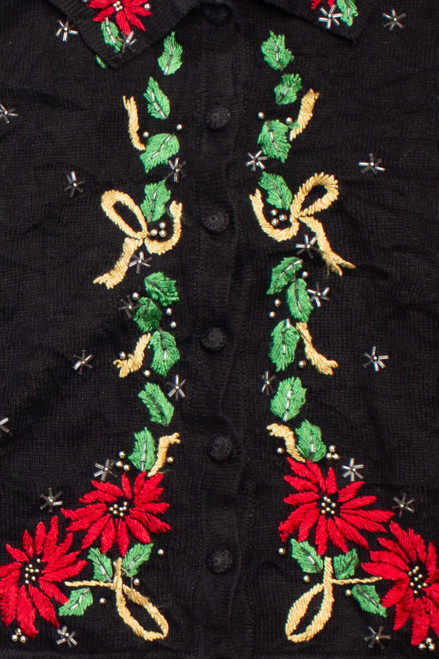 Black Ugly Christmas Cardigan 58669