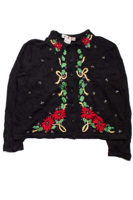 Black Ugly Christmas Cardigan 58669