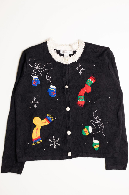 Black Ugly Christmas Cardigan 56836