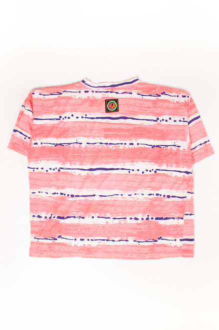 Striped Neon OP T-Shirt (2000s)