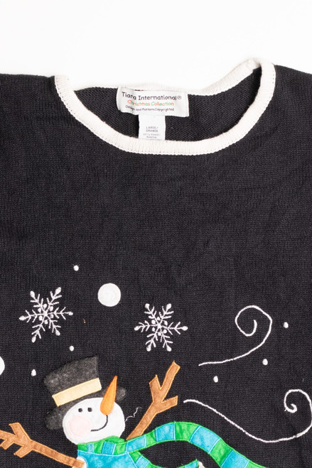 Black Ugly Christmas Pullover 56840