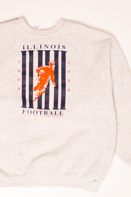 Vintage Illinois Football Sweatshirt (1990)