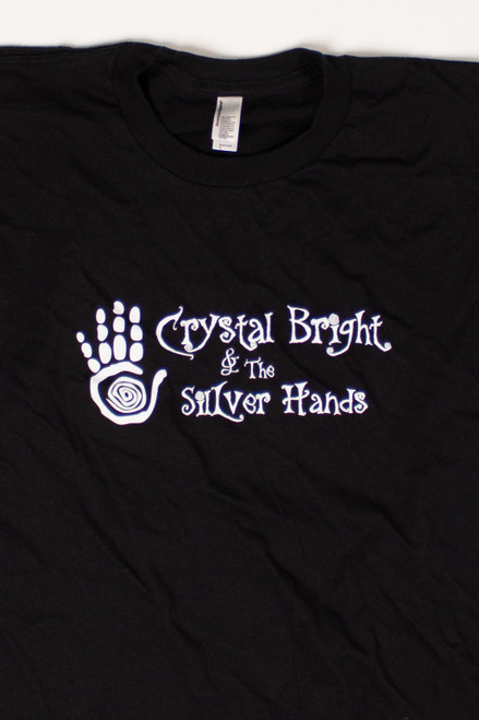 Crystal Bright and The Silver Hands Band T-Shirt (2000s)