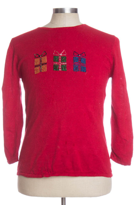 Red Ugly Christmas Pullover 33388