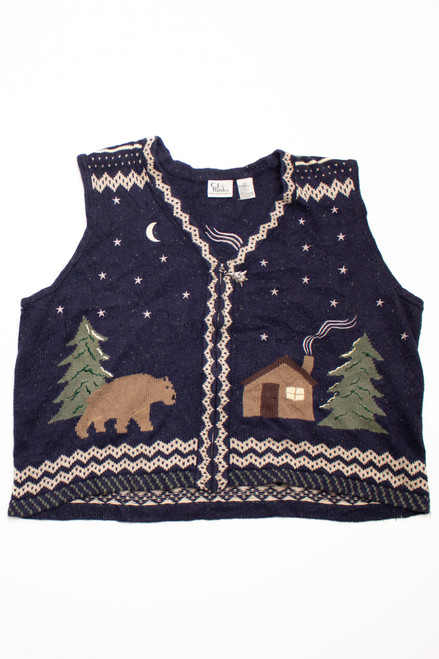 Blue Ugly Christmas Vest 58738