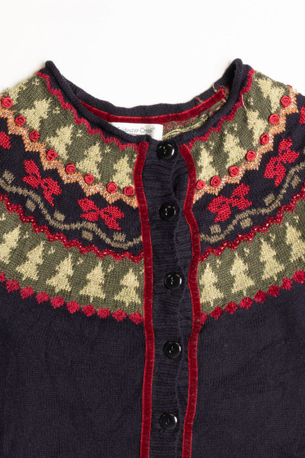 Black Ugly Christmas Cardigan 56844