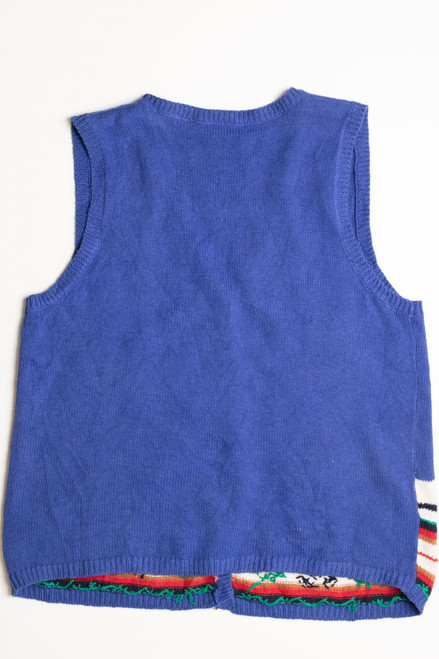 Blue Ugly Christmas Vest 56798
