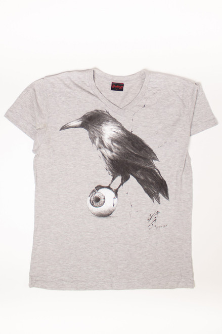 Vintage Spooky Raven T-Shirt (2000s)