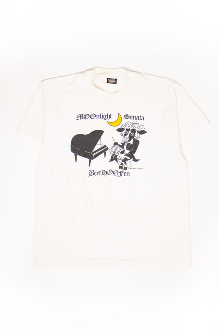 Vintage Funny Cow Beethoven T-Shirt (1980s)