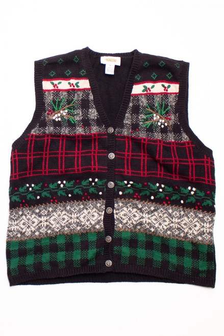 Black Ugly Christmas Vest 58743