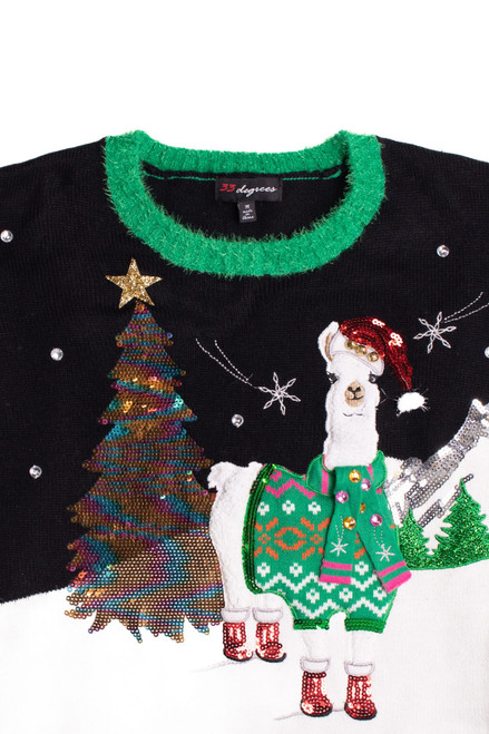 Black Ugly Christmas Pullover 59049
