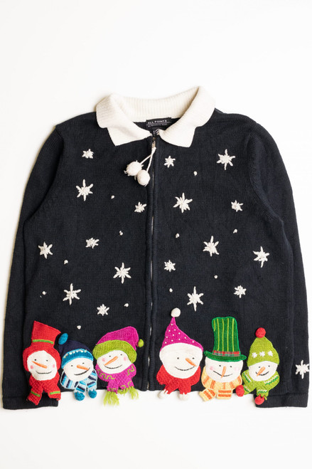 Black Ugly Christmas Cardigan 56845