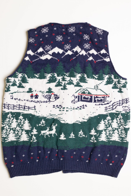 Blue Ugly Christmas Vest 56752