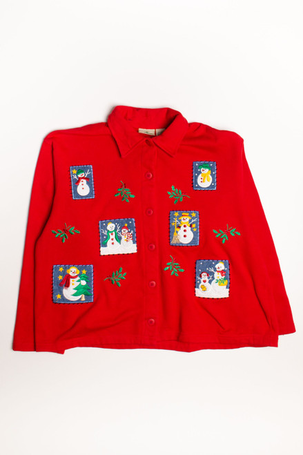 Red Ugly Christmas Cardigan 58838